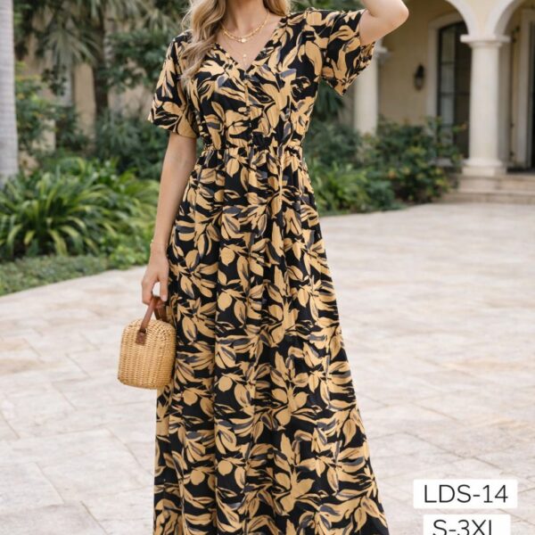 Tropical Grace Maxi Dress