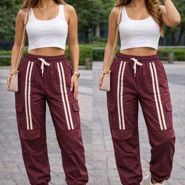 Urban Stripe Cargo Joggers