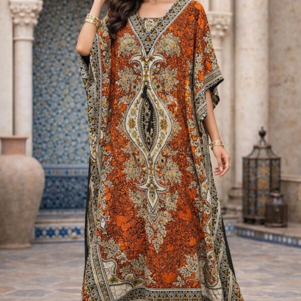 Rayon Royal Mosaic Kaftan