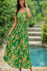 Emerald Green Floral