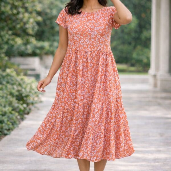 Blossom Breeze Midi Dress