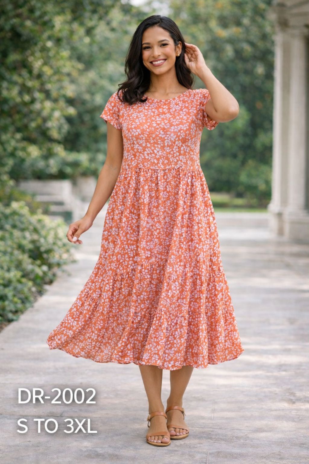 Blossom Breeze Midi Dress